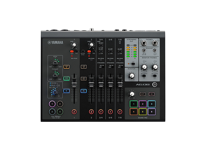 AG08 | Yamaha | Livestreaming Mixers